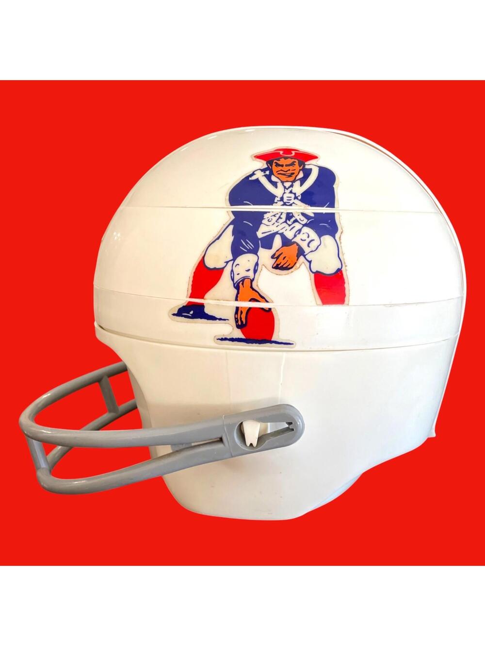 New England Patriots VINTAGE Pic-Nic Flair Football Helmet